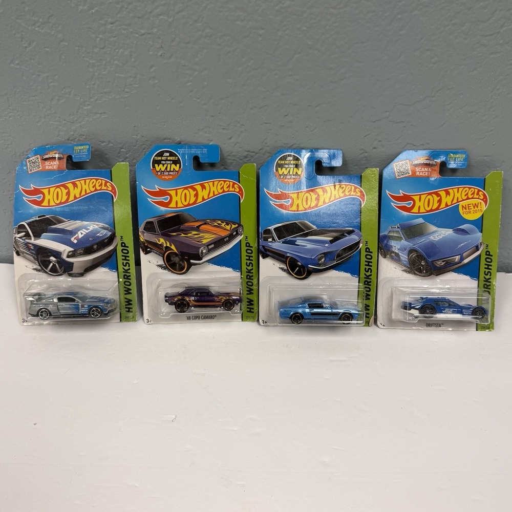 Hot Wheels Bent Cards Still Sealed Lot Of 4 Various Models